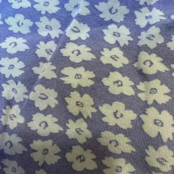 H&M lilac purple floral mini skirt romantic summer vacation prairie - Picture 6 of 6